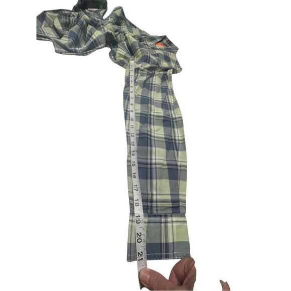 Orvis Men’s Plaid Button Down Duck Cloth Shirt Sz M New - Picture 7 of 7